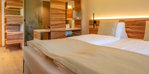 Doppelzimmer bei Basenfastenkur im Hotel Frohe Aussicht in Schwende in der Schweiz