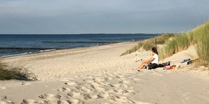 Strand in Warnemünde, Fasten nach Buchinger im Hotel Godewind in Warnemünde