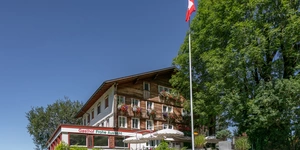 Außenansicht des Hotels Frohe Aussicht in der Schweiz, Basenfastenkur